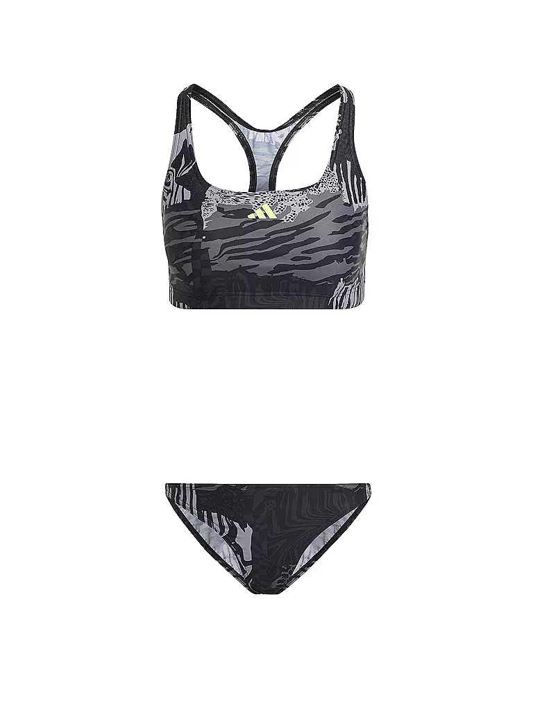 Adidas Damen Bikini Allover Graphic Grau